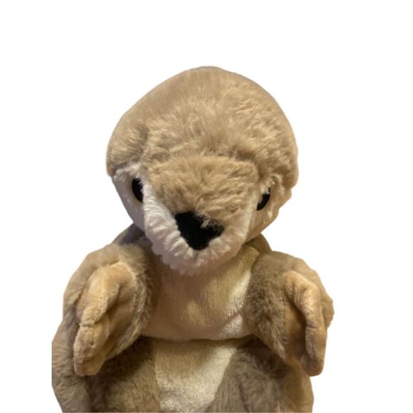 Warmies Microwavable Brown Otter Stuffed Plush Animal - Picture 5 of 5